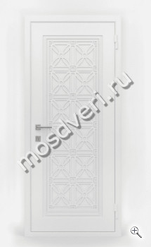 Светлая входная дверь с рельефным рисунком - купить от производителя Мосдвери Светлая входная дверь с рельефным рисунком